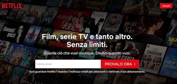 Come attivare Netflix condiviso