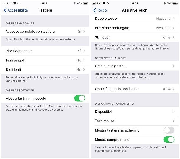 Come collegare mouse e tastiera all'iPhone