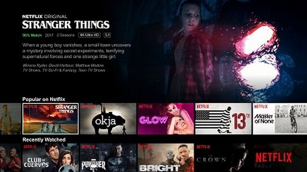 Navigare nel catalogo Netflix