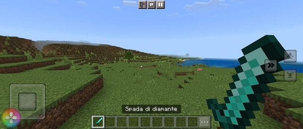 Spada di diamante Minecraft Bedrock