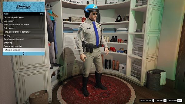 GTA 5 uniforme polizia