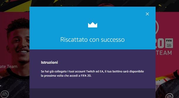 Riscattare Twitch Prime Loot