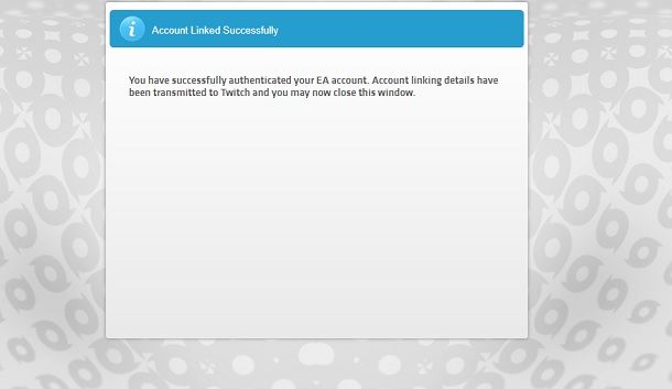 Come collegare account EA a Twitch Prime