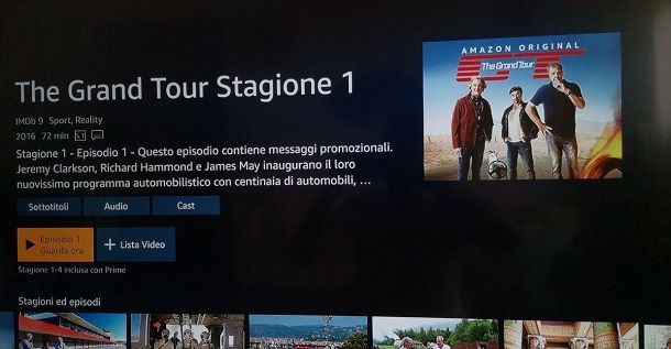 The Grand Tour Amazon prime Video PS4