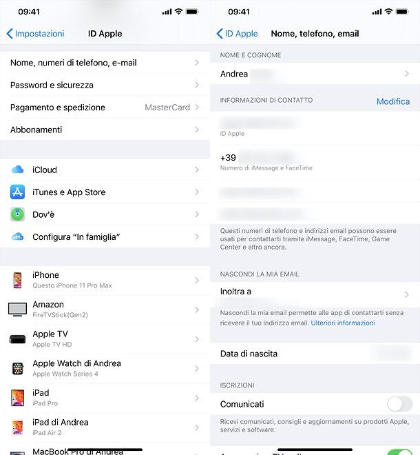 Come cambiare ID Apple su iPhone