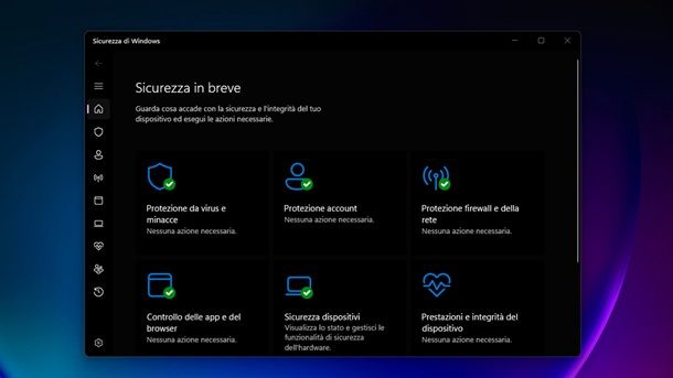 Scansioni antivirus e antimalware
