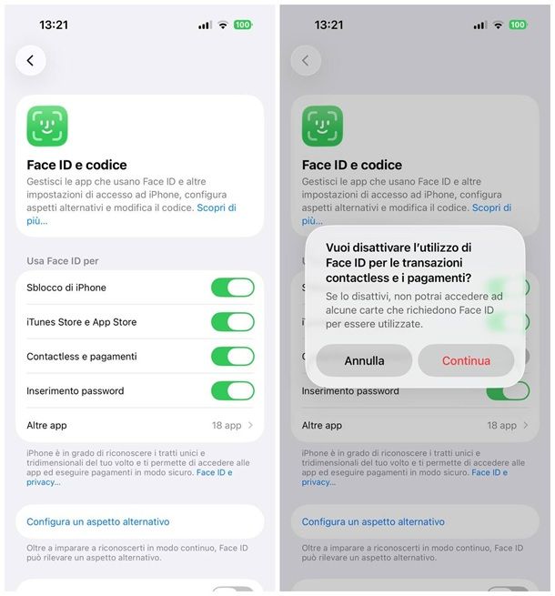 Come configurare Face ID Apple per acquisti, pagamenti e password