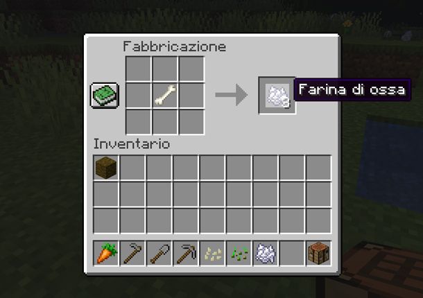 Fertilizza con la farina d'ossa