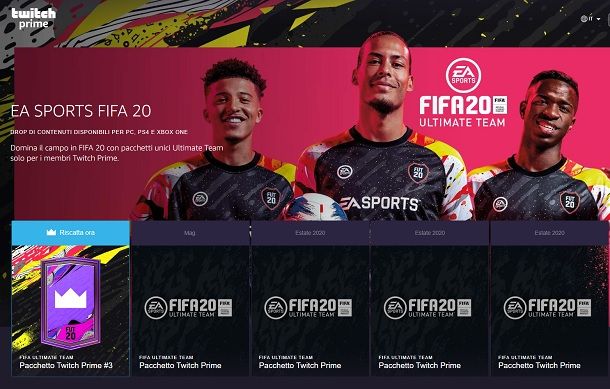 FIFA Twitch Prime Loot