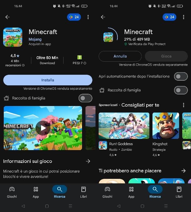 Come reinstallare Minecraft Bedrock Edition