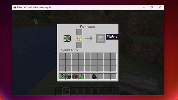 Come creare la Pietra su Minecraft