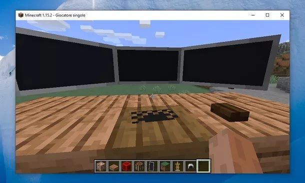 Triplo monitor Minecraft