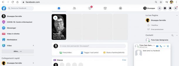 Vedere chi è online su Messenger da computer