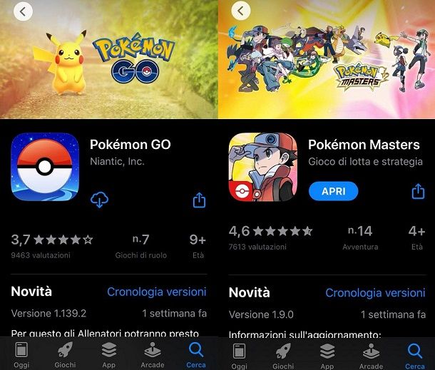 Giochi Pokemon iPhone