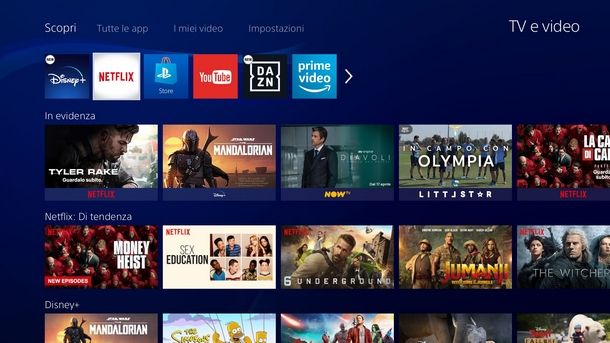 Procedura di download alternativa di Netflix PS4