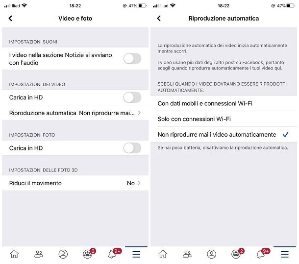 Come bloccare i video su Facebook dal cellulare