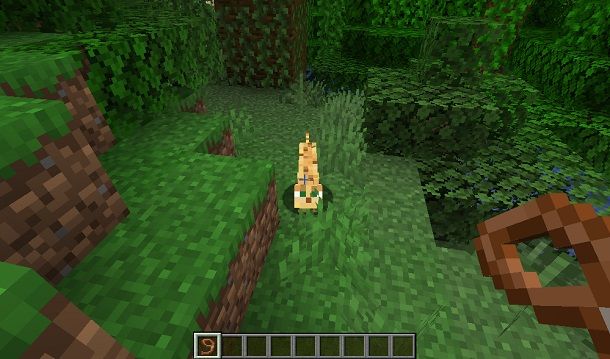 Guinzaglio per animali su Minecraft