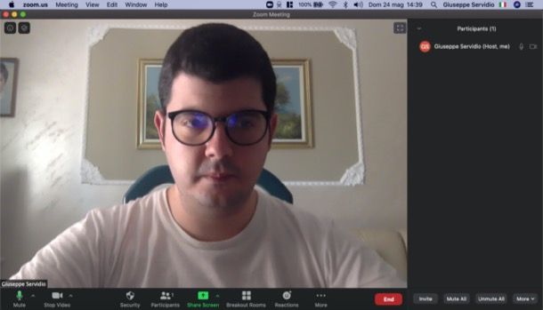 Attivare microfono Zoom su client desktop