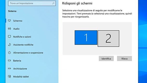 Collegare PC a TV HDMI Windows 10