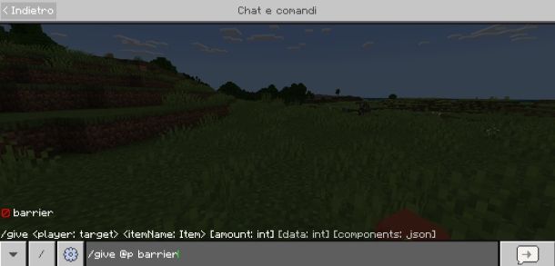 Come avere i blocchi invisibili su Minecraft Bedrock Edition