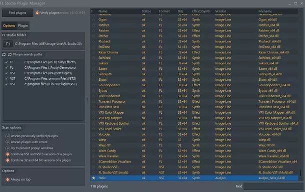 Abilitare plugin FL Studio