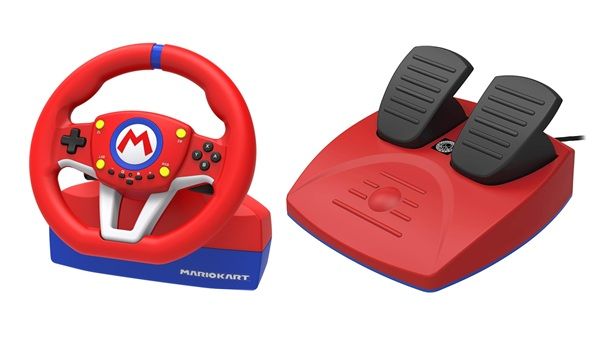 Volante Mario Kart con pedaliera