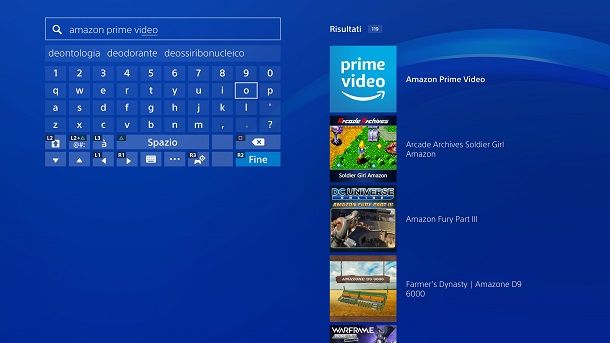 Amazon Prime Video PlayStation Store