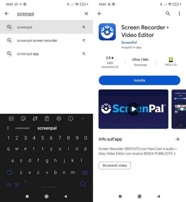 Scaricare ScreenPal su Android