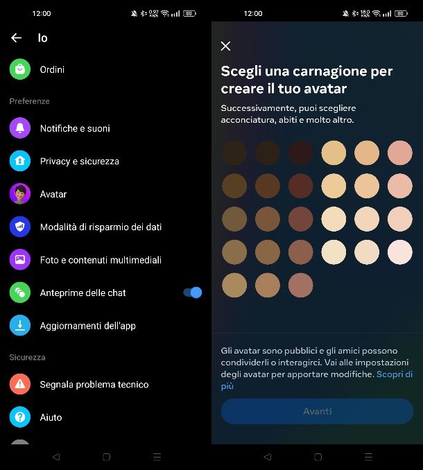 Come creare avatar su Facebook Messenger