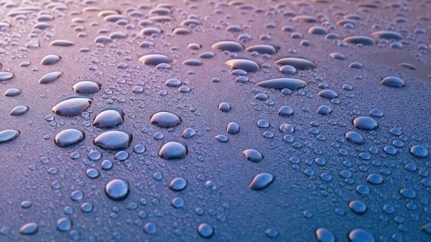 Gocce d'acqua scatto finale