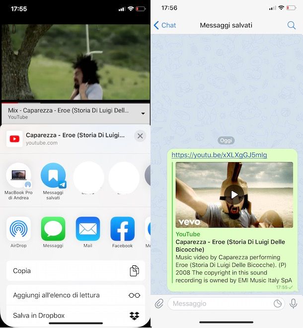 Come sentire musica su Telegram