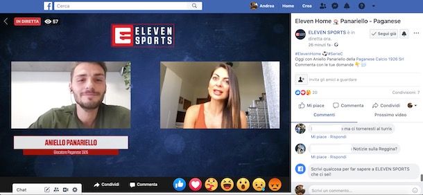 Come vedere una diretta Facebook da PC