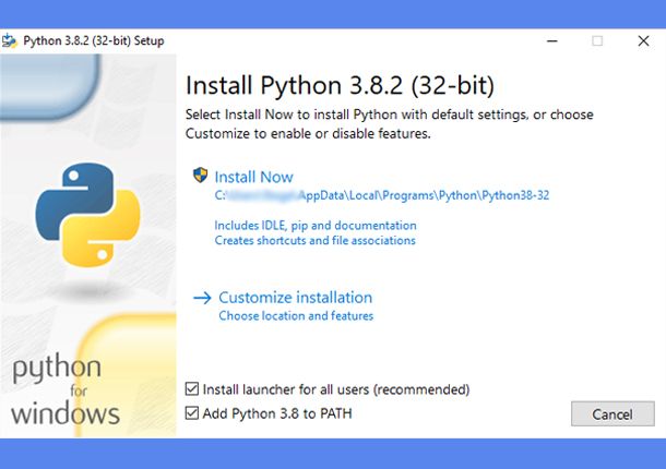 L'installazione di Python 3 su WIndows