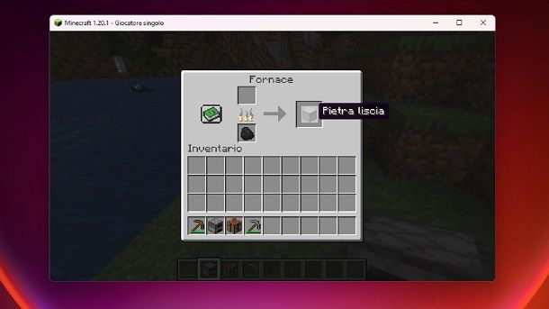 Come creare la Pietra Levigata su Minecraft