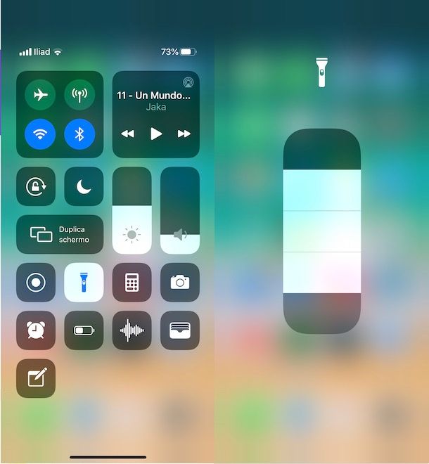 Come attivare la torcia su iPhone