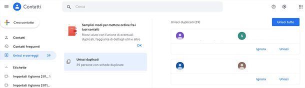 Contatti Google