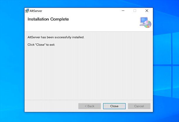 Installazione AltServer