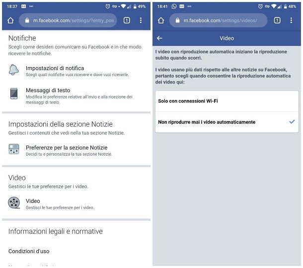 Come bloccare i video su Facebook dal cellulare