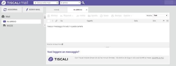 Come leggere le mail di Tiscali