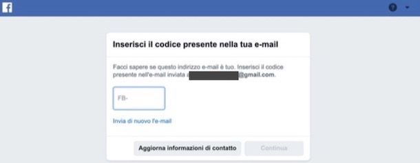 Creare account Facebook secondario da desktop