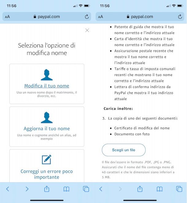 Cambia tu nombre en PayPal desde smartphones y tablets