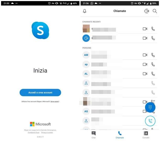 Come attivare Skype