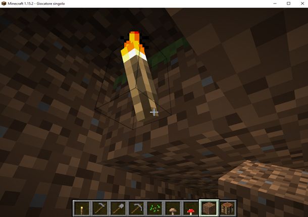 La giusta illuminazione per i funghi in Minecraft