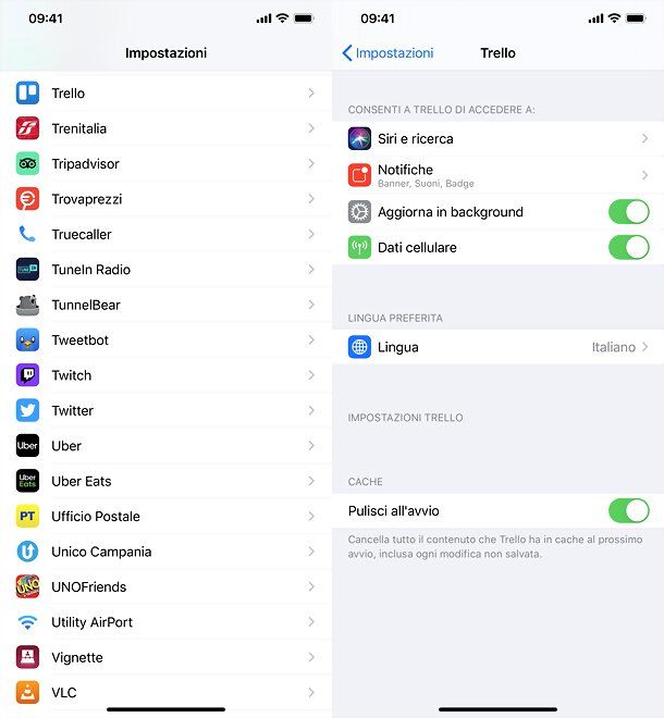 Come svuotare cache iPhone