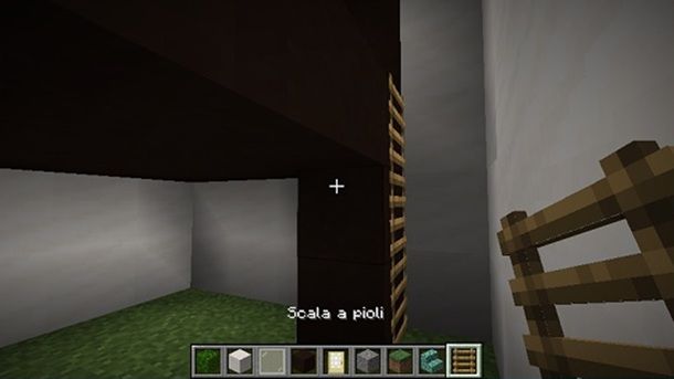 Scala a pioli Minecraft