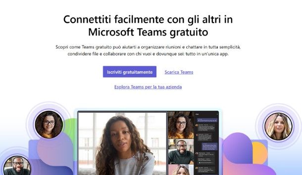 Come accedere a Microsoft Teams senza Office 365