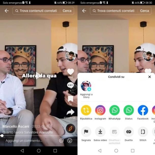 Come salvare i video di TikTok nella galleria