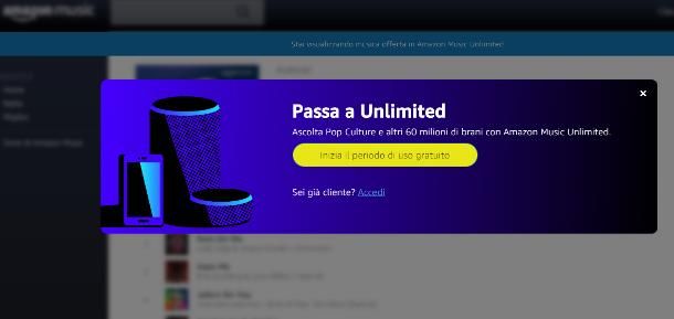 Come collegare Amazon Music ad Alexa