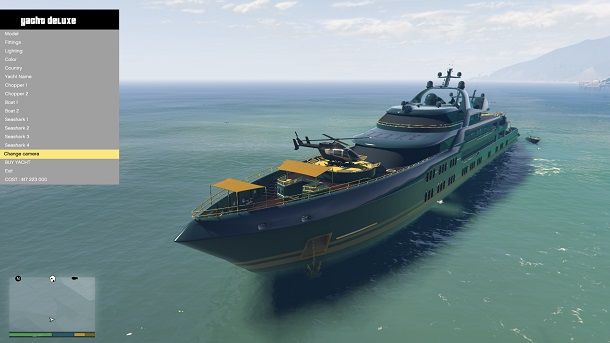 Acquistare yacht su GTA 5 Storia