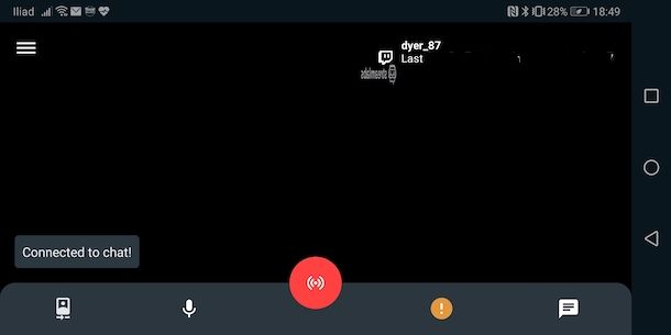 Come streammare su Twitch da Android